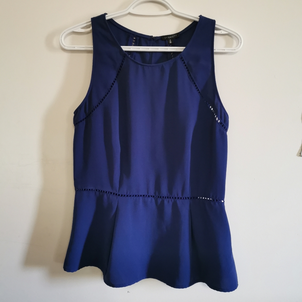 Blue Dynamite top size medium